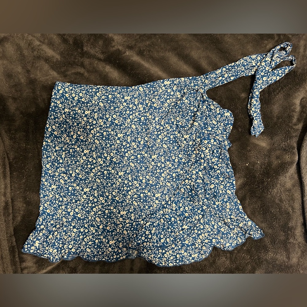 Shein blue skirt